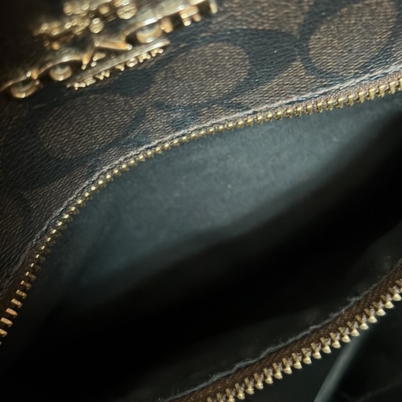 Coach signature black and brown gallery tote - Picture 6 of 11